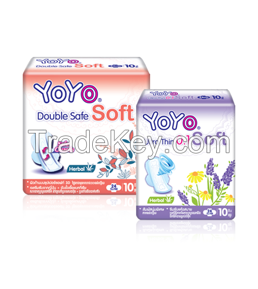 YOYO COMFORT ULTRA DRY GOOD QUALITY SANITARY NAPKIN MADE IN VIETNAM