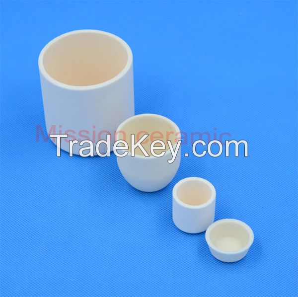 Crucible/Alumina Ceramic crucible/industrial ceramic crucible