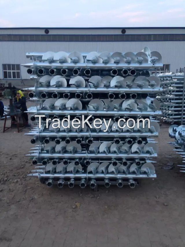 high dip galvanized ground screw 