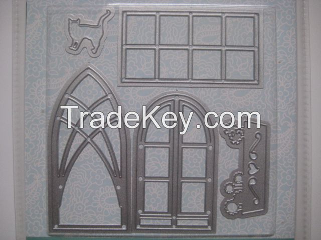 Spellbinders DIY house template Die cut lace template house decoration