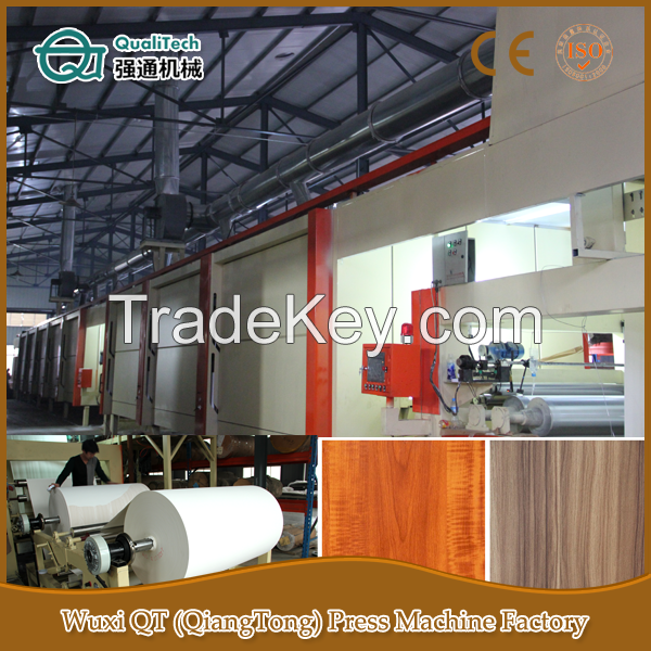 Impregnation line/ melamine impregnated paper line/ paper impregnation machinery