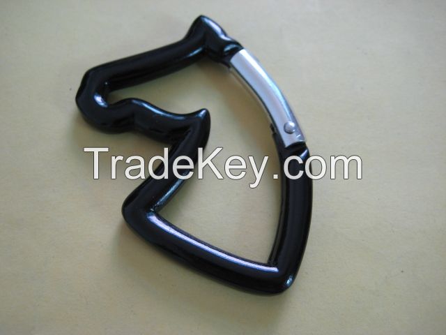 Horse shape carabiner