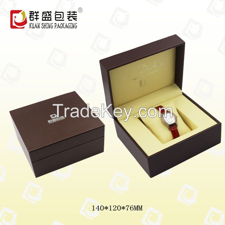 Leather watch box