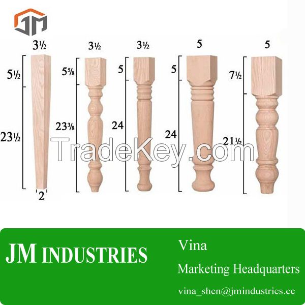 wooden furniture legs, wood legs/feet, wooden quuen anne legs, wooden bun feet, wooden table legs