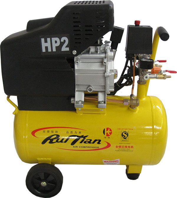 portable air compressor 2hp 24l direct driven