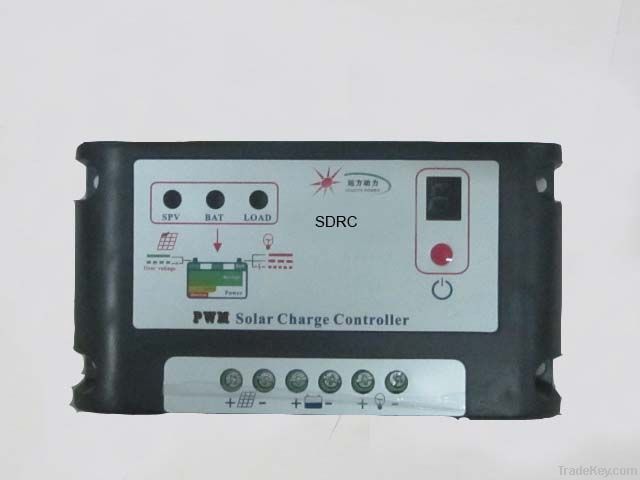 solar charge controller with light on/off and timer function