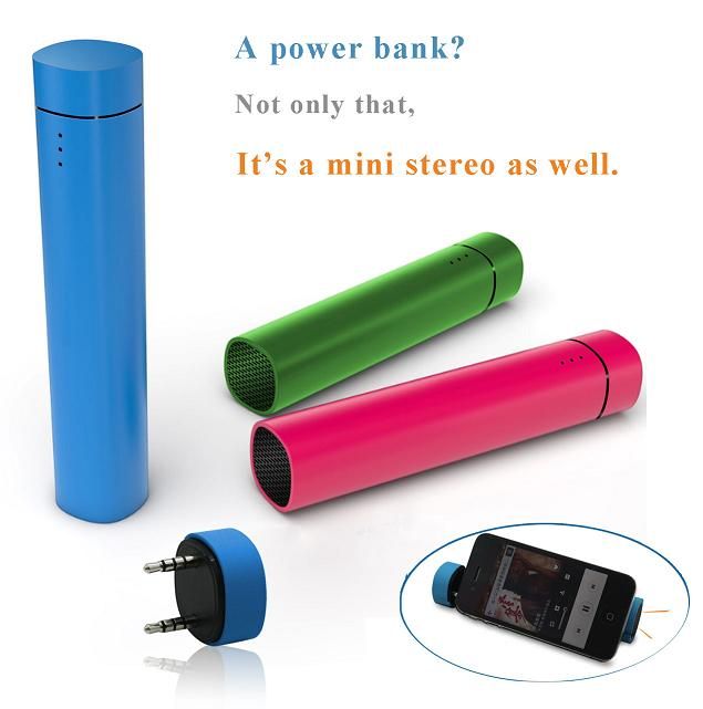 2013 Style Power Bank 4000mAh with Speaker