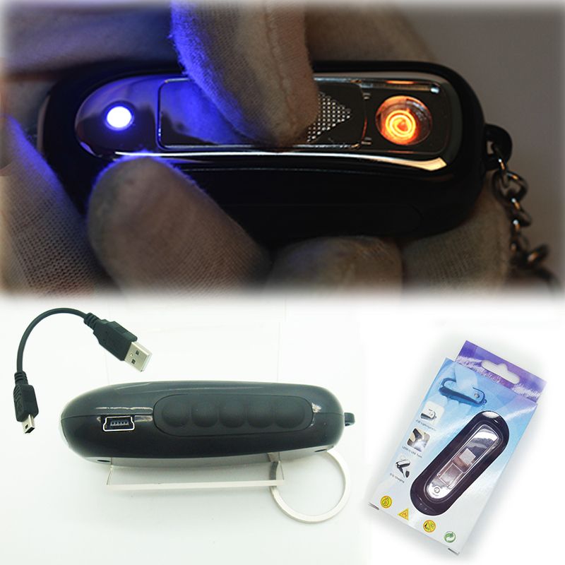 Rechargeable USB lighter with Mini LED torch