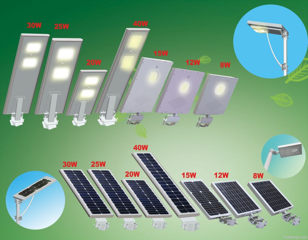 all in one solar led street light 40W