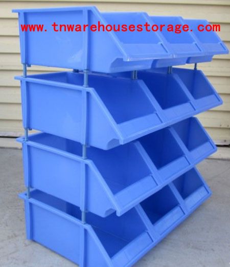  Stackable plastic Storage Bins