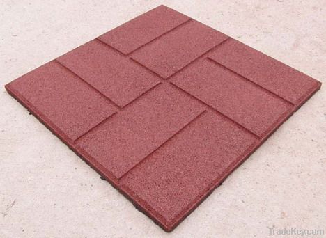 double brick rubber mat