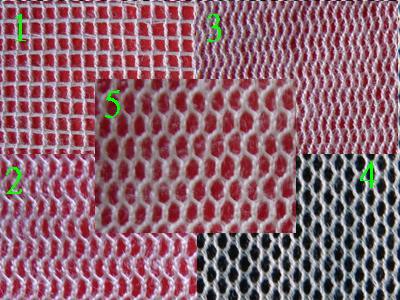 cotton mesh &amp; water diffusion and wicking properties mesh