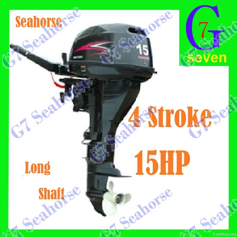 Chinese High Quality Seahorse 4 Stroke 2.5hp-15hp Outboard Engines