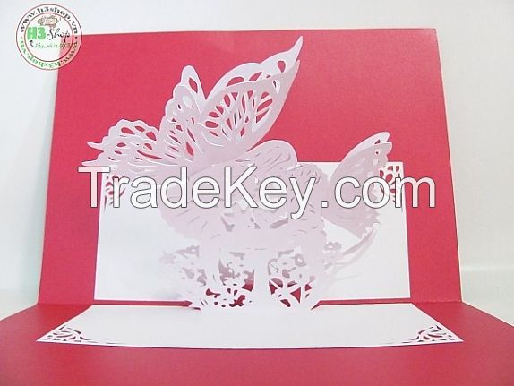 Greeting cards with pop up design