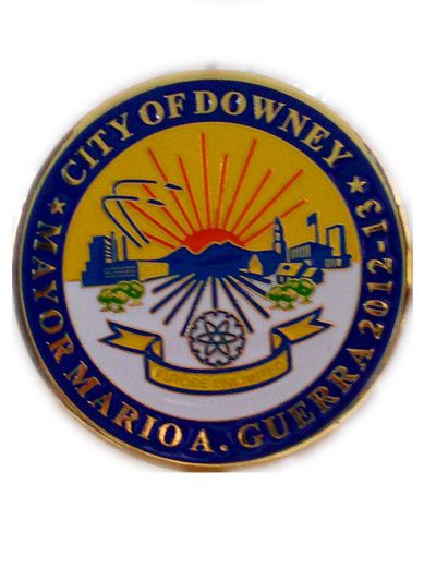 city of downey,mayor mario a. guerra badges