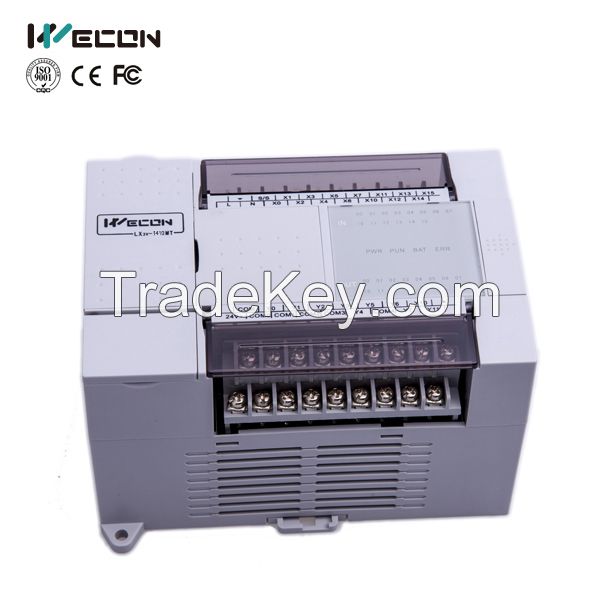 Wecon LX 24 I/O low price mini plc hmi and plc module go with