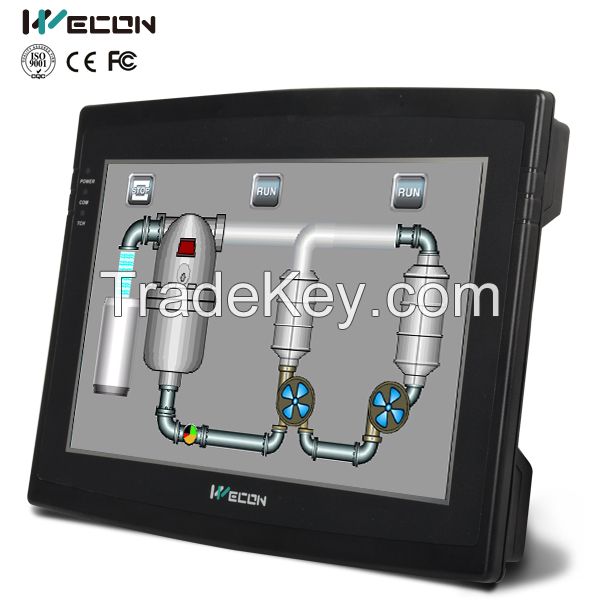 Wecon 10.2&quot; human machine interface(hmi) applicable to most brand plc