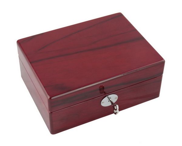 high gloss finish wooden jewelry box