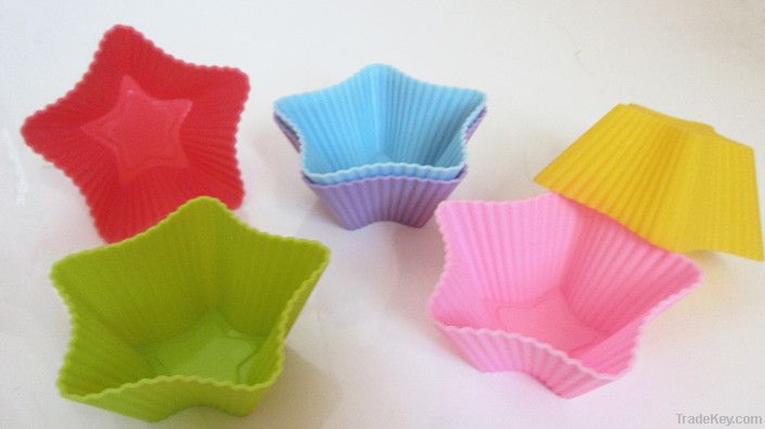 silicone muffin cake mould