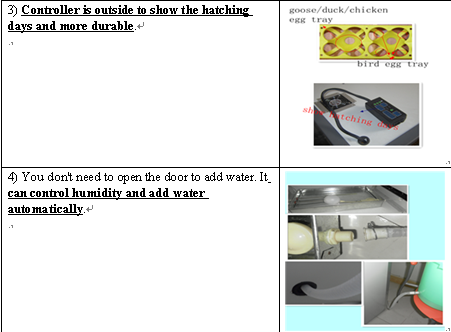 2013 newest design 1056 chicken/goose/duck eggs incubator or 4224 quail eggs incubator with CE approved,3 years warranty