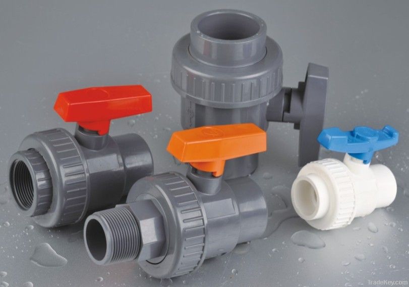 PVC single union ball valve