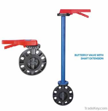 PVC butterfly valve