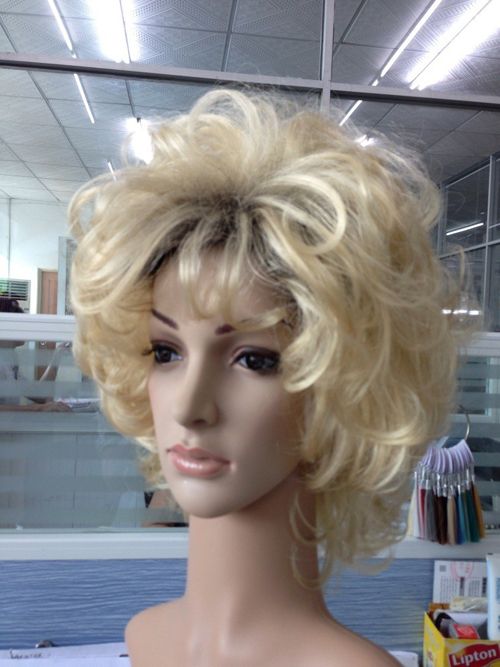 new designer blond afro wigs synthetic from China