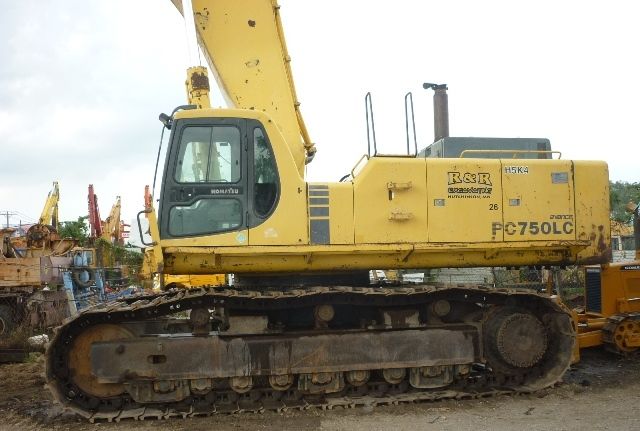 used komatsu crawler excavator(pc750lc-6)