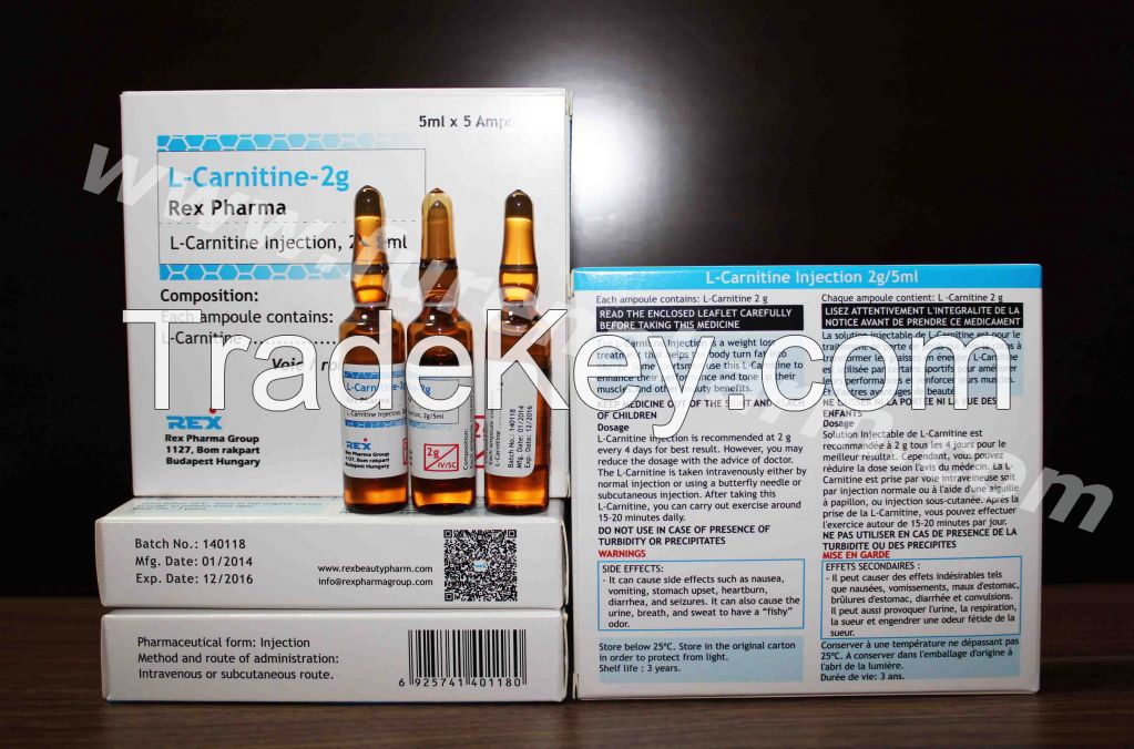 L-Carnitine injection for body slimming and loss weight