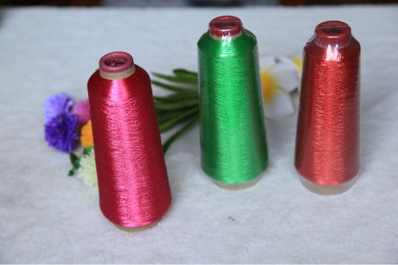 ST/MX Type metallic yarn for embroidery, knitting, silver thread, 150D