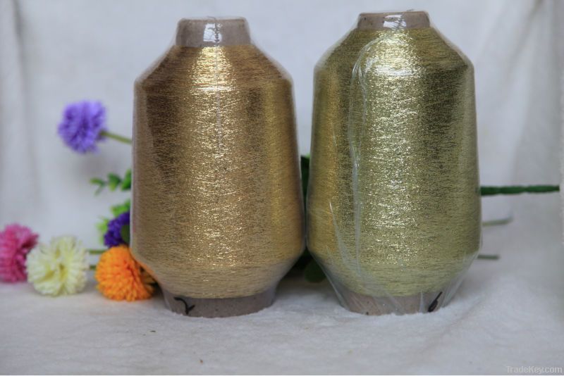 mx type metallic yarn for knitting, weaving, socks