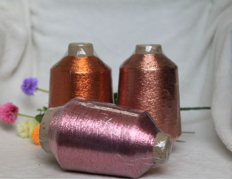 mx type metallic yarn for knitting, weaving, socks