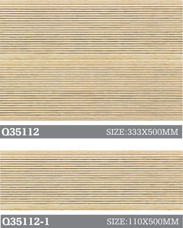 Latest style 3d inkjet wall tile exterior tiles  333x500MM