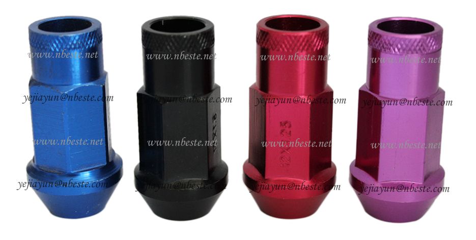 Aluminum wheel lug nut BT850