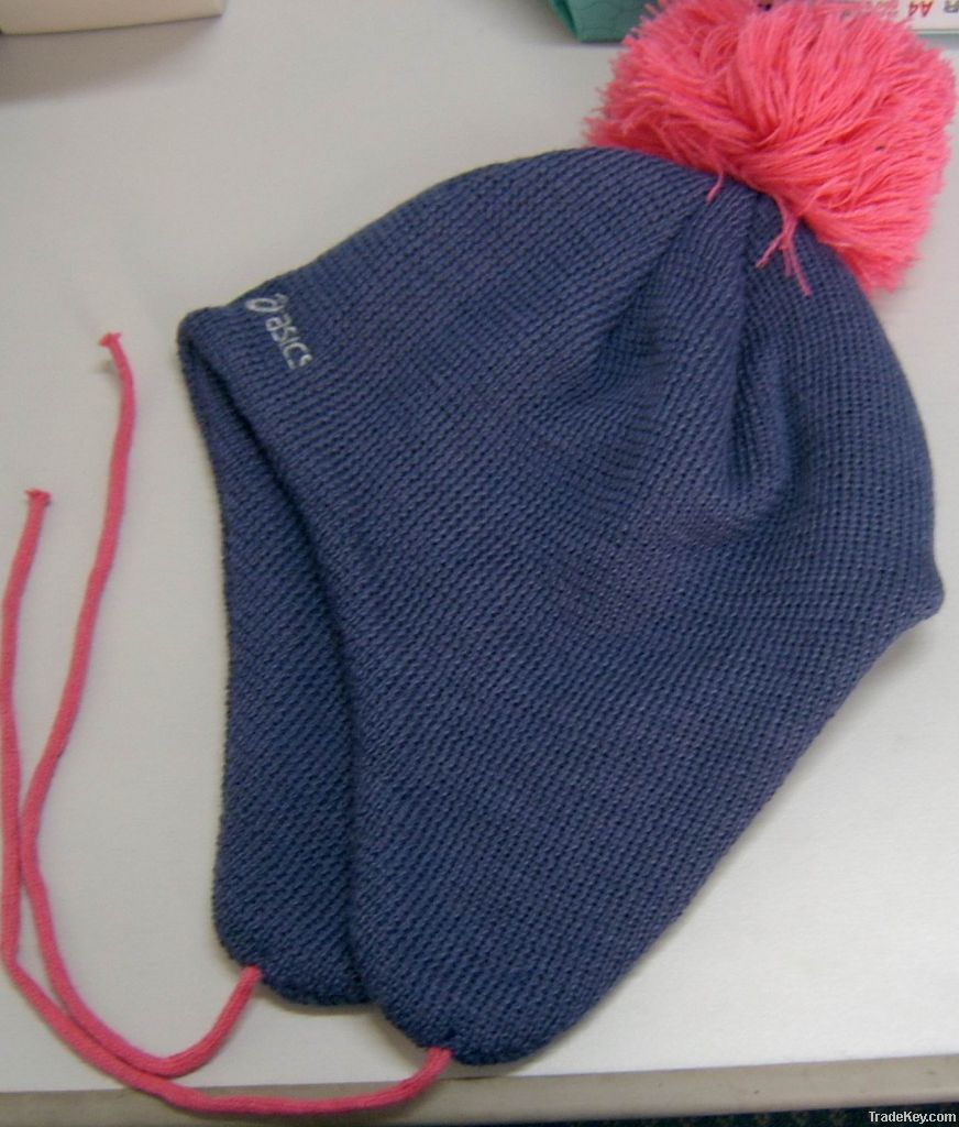 Winter knitted hat, made of cotton, various colors are available