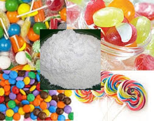 Guar gum powder for confectionery