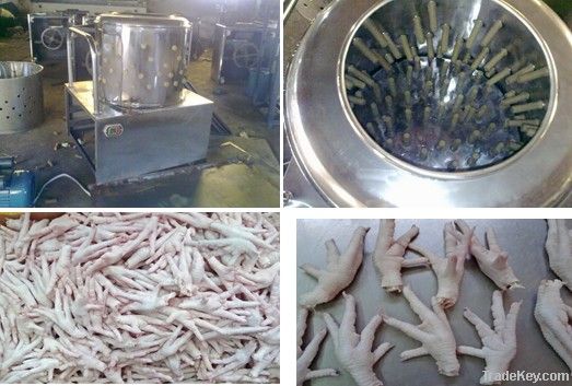 chicken feet peeling machine