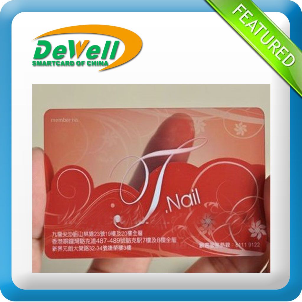 Clear Transparent Plastic Card Transparent Cards
