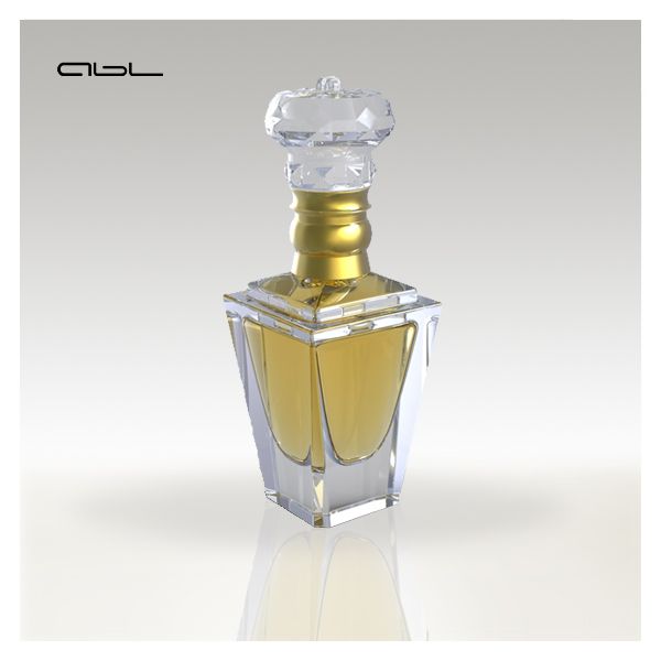 New design manual polished crystal perfume bottle 50 ml