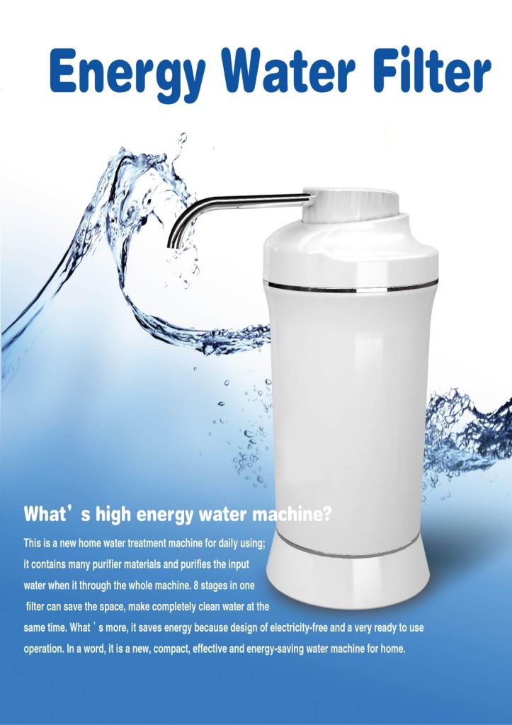 Alkaline Water Dispenser, One Filters System Eight Grades Filter