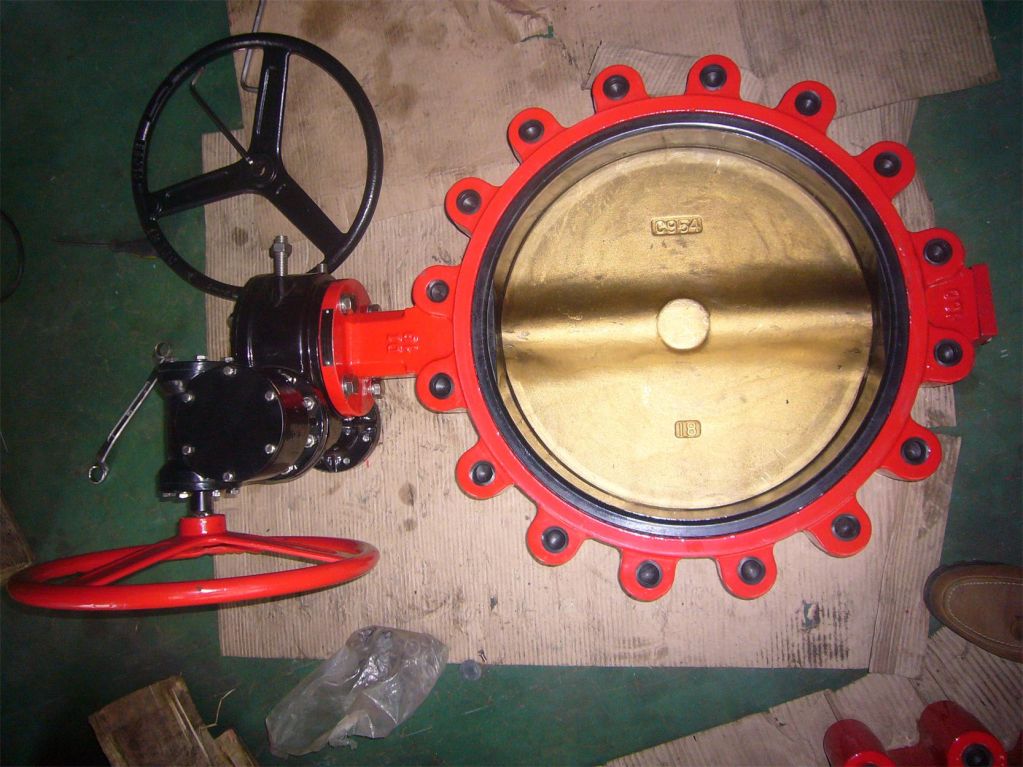 cast iron lug butterfly valve Aluminium Bronze Disc