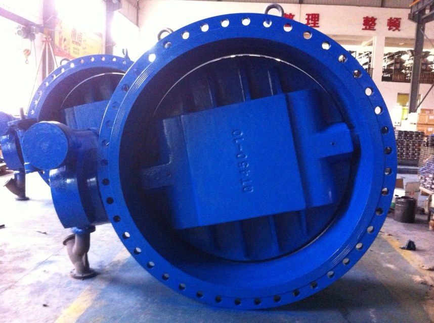 double eccentric ductile iron butterfly valve