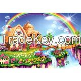 RAINBOW COTTAGE CROSS STITCH KIT