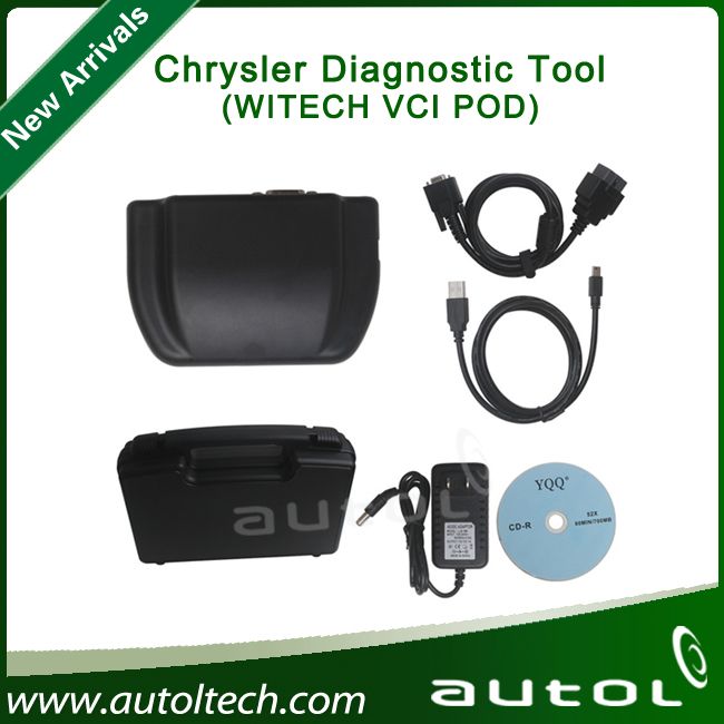 Diagnostic Tool (WITECH VCI POD)is designed to work on for Chrysler, Jeep, Dodge, Ram vehicles