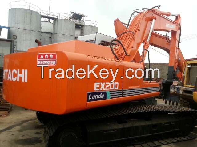 Used Japan Hitachi ex200 crawler  excavator