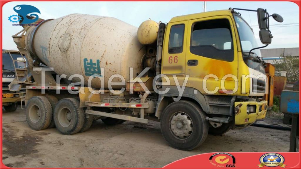 USED ISUZU 9CBM Concrete Mixer Truck (manufacture year: 2008)