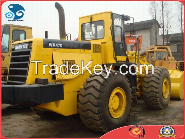 Motor USED Tractor-scraper Komatsu Wheel Loader (WA470) 