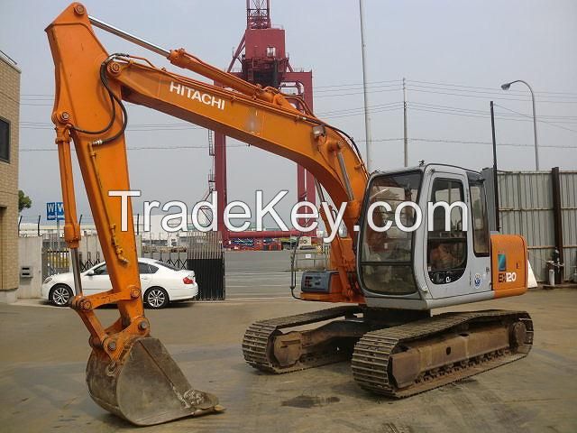 Used Hitachi crawler excavator (12ton ,EX120-3)  with Hydraulic system 