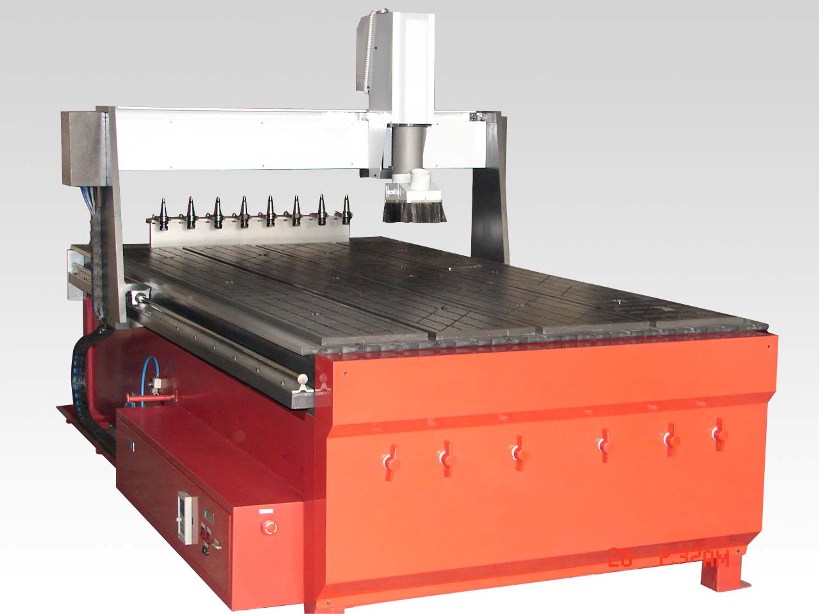 cnc router with ATC spindle(auto tool changing), BT 30 tool holder