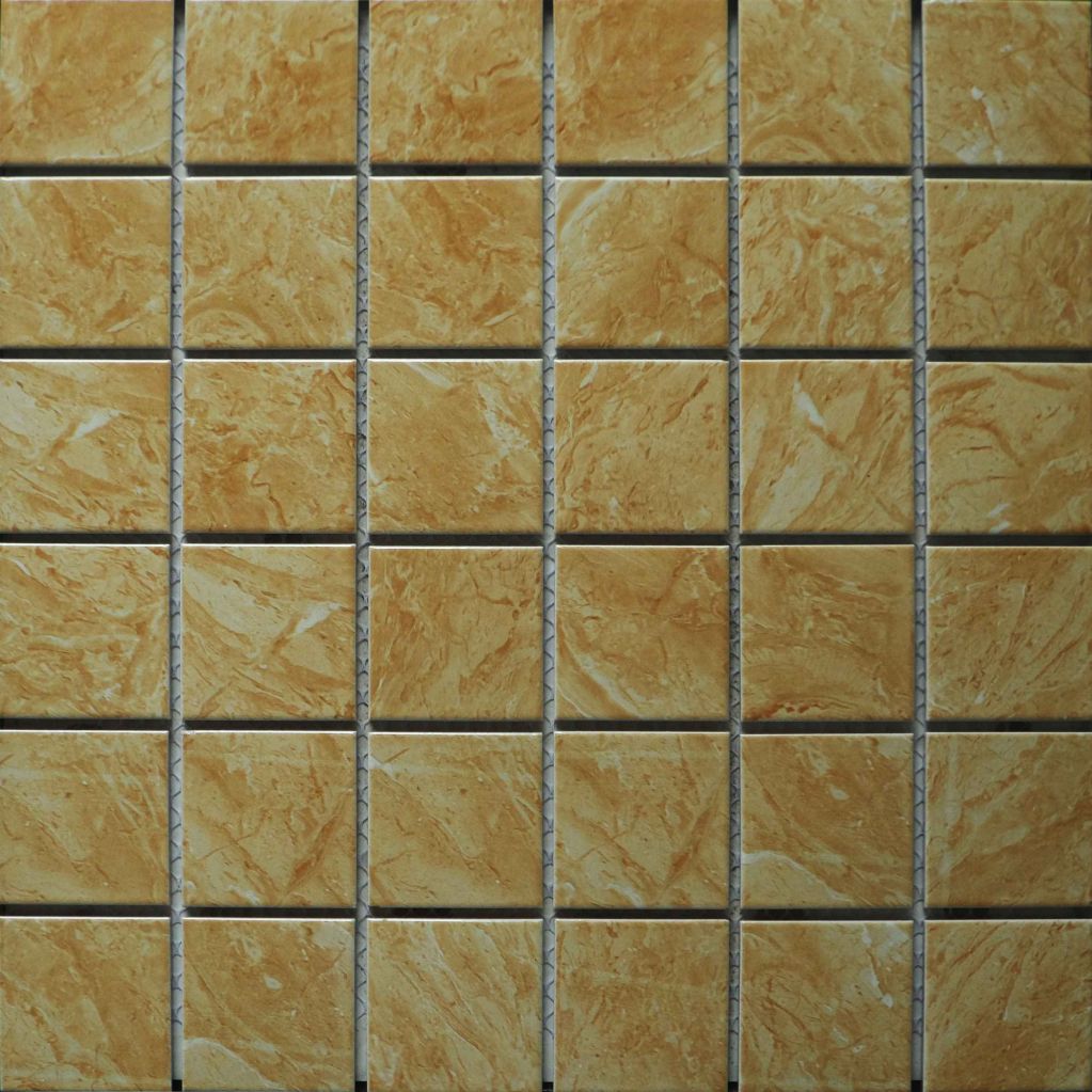 2013 new item 48*48mm stone like ceramic tile mosaic, porcelain mosaic